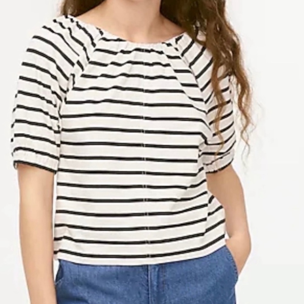 J. crew Striped Top size M